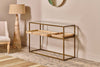 Luzon Iron & Mango Wood Display Console Table