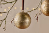 Manya Metal Round Baubles - Brass - (Set of 3)