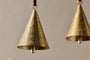 Manya Metal Bell Baubles - Brass - (Set of 3)