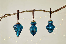 Manipur Baubles - Indigo (Set of 3)