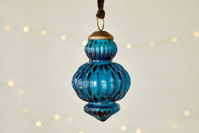 Manipur Baubles - Indigo (Set of 3)