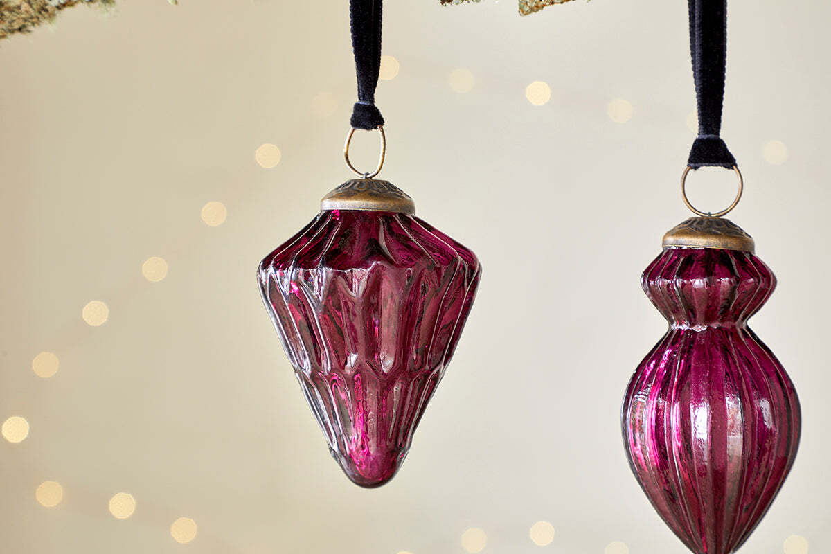 Manipur Baubles - Ruby (Set of 3)