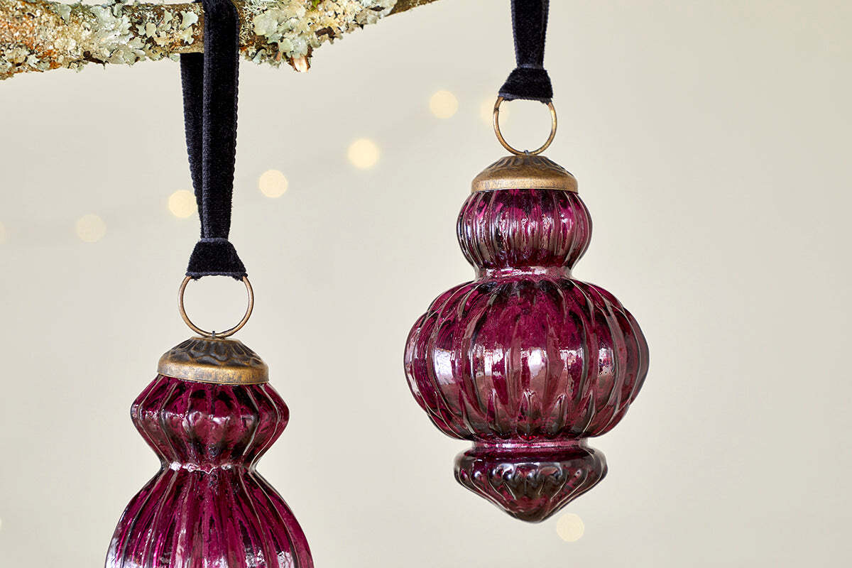 Manipur Baubles - Ruby (Set of 3)