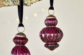 Manipur Baubles - Ruby (Set of 3)