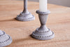 Moremi Candle Holders - Aged Zinc - (Set of 3)-Trade nkuku