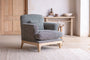 Maganda Cotton Armchair - Charcoal-Trade nkuku