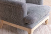 Maganda Cotton Armchair - Charcoal-Trade nkuku