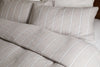 Mora Hemp & Cotton Duvet Cover - Stone Grey