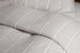 Mora Hemp & Cotton Duvet Cover - Stone Grey