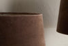 Mendai Velvet & Linen Lampshade - Mocha