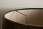 Mendai Velvet & Linen Lampshade - Moss Green
