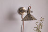 Moti Wall Lamp - Antique Brass-Trade nkuku