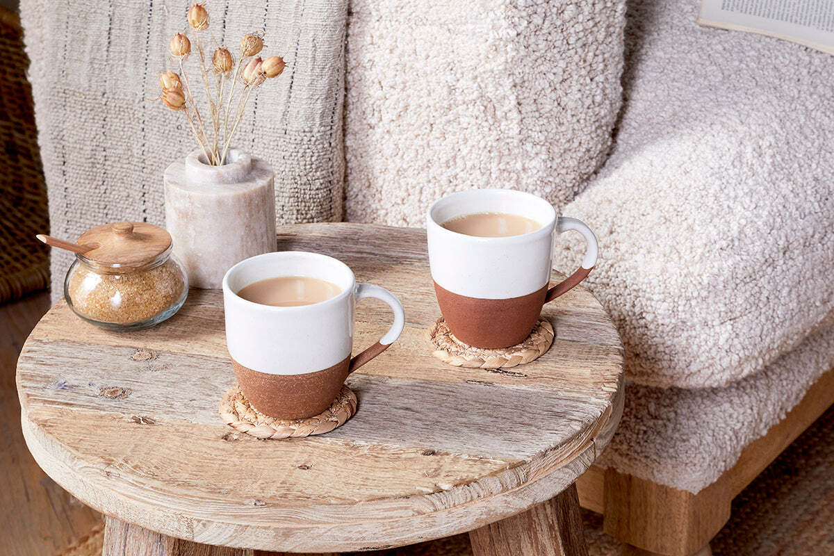 Mali White & Terracotta