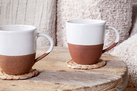 Mali White & Terracotta
