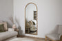 Murwara Full Length Mirror - Antique Brass