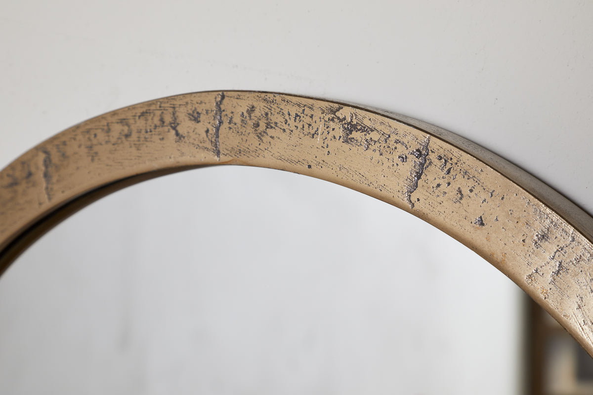 Murwara Wall Mirror - Antique Brass