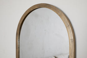 Murwara Wall Mirror - Antique Brass