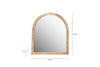 Murwara Wall Mirror - Antique Brass