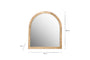 Murwara Wall Mirror - Antique Brass