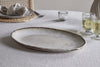 Malia Large Oval Platter - Cream