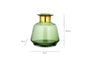 Miza Glass Vase - Green
