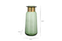 Miza Glass Vase - Green