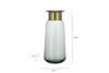 Miza Glass Vase - Smoke