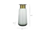 Miza Glass Vase - Smoke