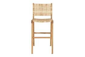 Madrisana Acacia & Rattan Bar Stool