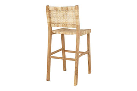 Madrisana Acacia & Rattan Bar Stool