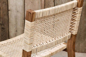 Madrisana Acacia & Rattan Bar Stool