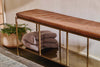 Mahi Iron & Leather Bench