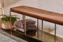 Mahi Iron & Leather Bench