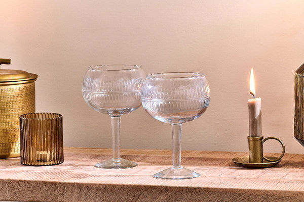 Mila Gin Glass - Clear - (Set of 2)
