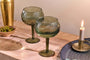 Mila Gin Glass - Dark Emerald - (Set of 2)