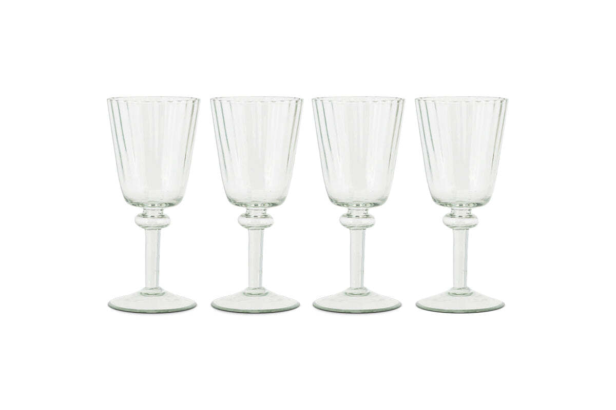 Minati Wine Glass - Clear - (Set of 4)