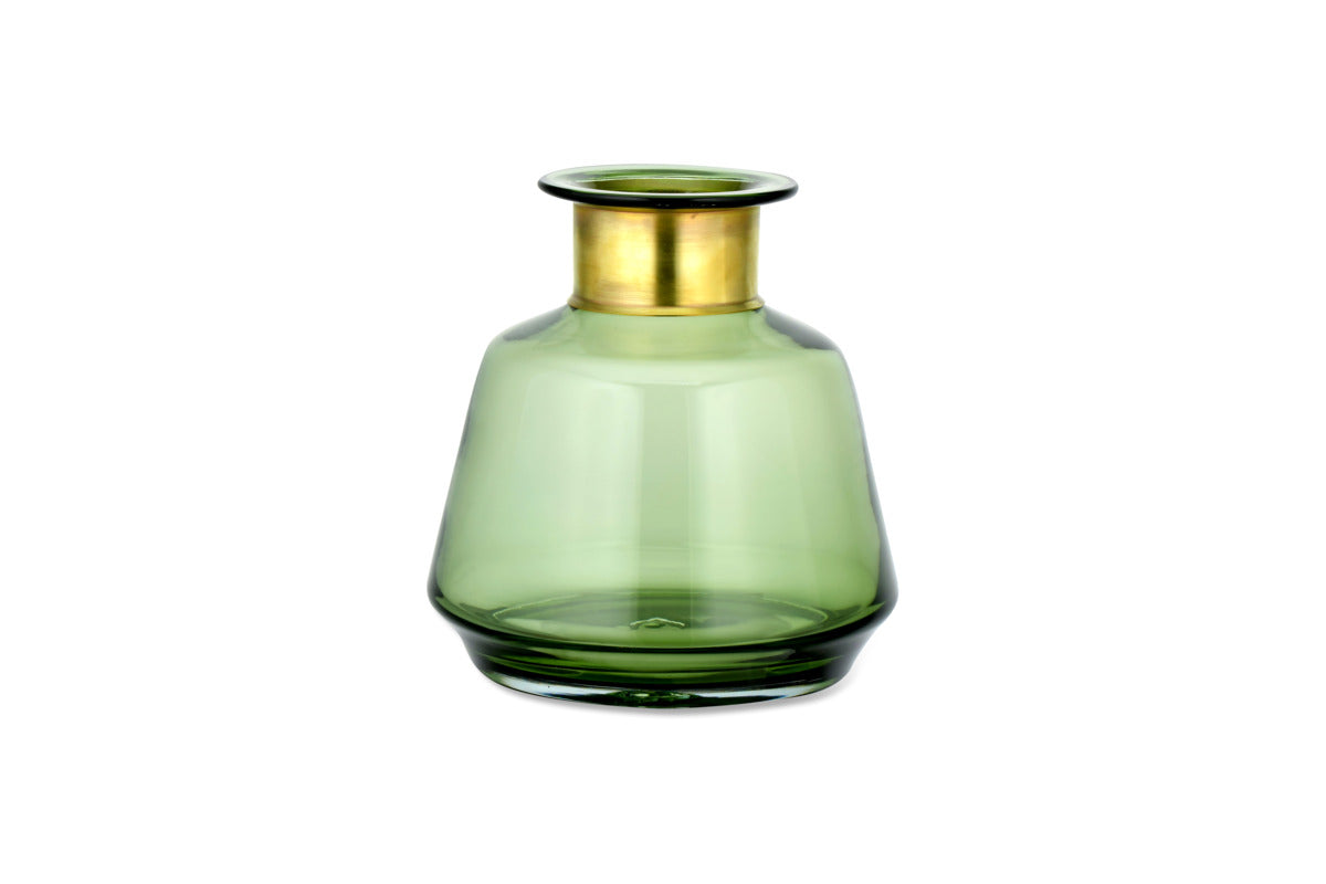 Miza Glass Vase - Green