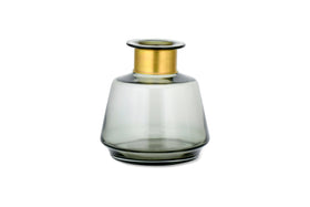 Miza Glass Vase - Smoke