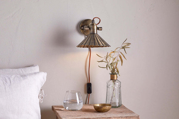 Moti Wall Lamp - Antique Brass