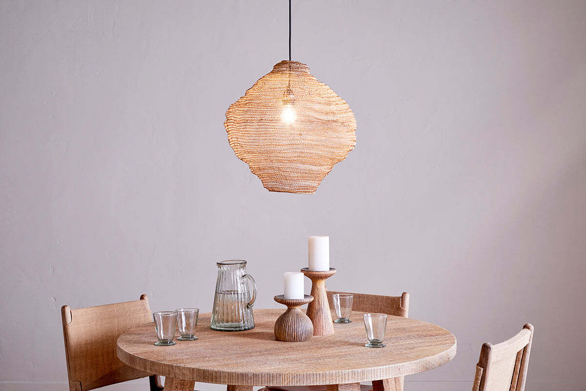 Mukuni  Wire Lampshade - Brass - Small