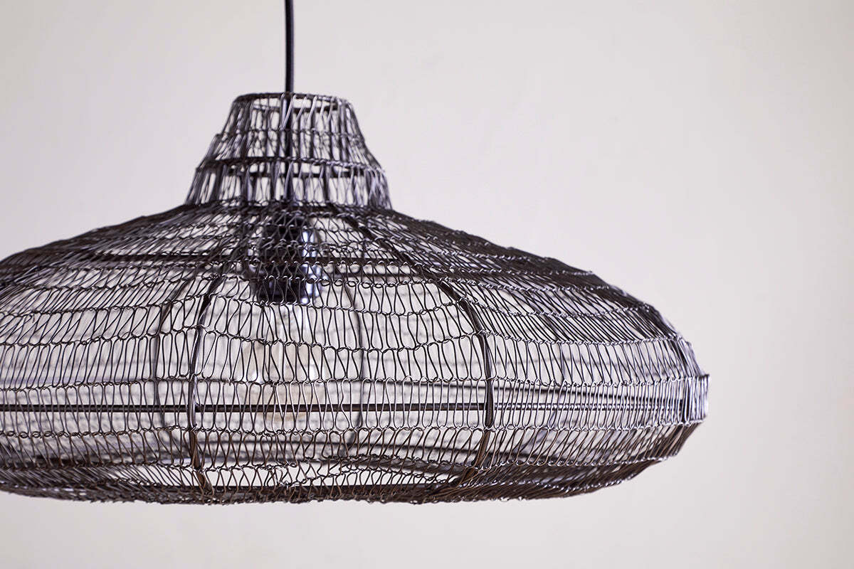 Mukuni Wire Lampshade - Bronze/Black