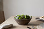Nyati Wooden Serving Bowl - Dark Brown - Small