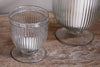 Nia Recycled Glass Candle Holder - Clear-Trade nkuku