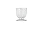 Nia Recycled Glass Candle Holder - Clear-Trade nkuku