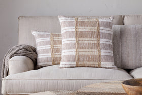 Nayika Cotton Cushion Cover - Rust