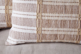 Nayika Cotton Cushion Cover - Rust