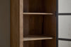 Nirvi Mango Wood & Iron Tall Cabinet - Black