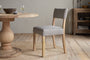 Nadeeka Linen Upholstered Dining Chair - Soft Grey