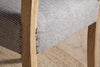 Nadeeka Linen Upholstered Dining Chair - Soft Grey