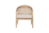 Nabhi Mango Wood & Cane Occasional Chair - Natural-Trade nkuku